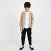 Chaquetas Suéter Para Niño Niño Adolescente Bebé Primavera Otoño Suéteres Manga Larga Top De Punto Otoño Moda Prendas De Punto Ropa Escolar Blanco Verde Negro