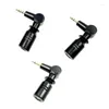 Microfones Portable Video Recording Mini Mic Justerbar 3,5 mm Plug Bendable Metal Microphone Lämplig för podcasting Live Streaming K1KF