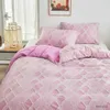 Bedding sets Bohemian Bedding Sets Solid Tufted Duvet Cover with Zipper Quilt Cover and case Queen King Bedroom Set Home Beds