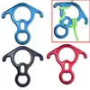 50KN Rock Climbing Descender OX Horn 8 Descend Ring Downhill Eight Ring with Bent-ear Rappelling Gear Belay Device Equipment 240123