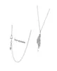 FAHMI 925 Серебряное ожерелье-цепочка с подвеской в виде пера Феникса женские ювелирные изделия41708007152287