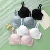 Bras Bra For Women Lingerie Backless Underwear Deep V Low Cut Push Up Intimates Female Breathable Bralette Cute WIreless