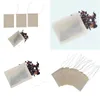 Coffee & Tea Tools Coffee Maker Tools 100Pcs 60 X 80Mm Brown Color Manila Paper Tea Bags Infuser Strainers With Strings No Bleach Drop Dh3Yi