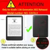 Tablet PC Hüllen Taschen für den brandneuen Kindle 11. 2022 veröffentlicht 6 Zoll C2V2L3 Magnetische Smart Cover Displayschutzfolie Hülle Folio Case Bunte FundaL240217