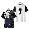 Camisetas para hombre BLUE LOCK Isagi Yoichi Cosplay camiseta hombres/mujeres camiseta camiseta fútbol uniforme anime conjunto traje Meguru Bachira City