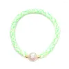 Bracelets à maillons GO2BOHO mode bohème coloré perles d'eau douce perle polymère argile Heishi Bracelet pour les femmes