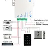 Eigenständiger Zugangscontroller, RFID-Steuertastatur, wasserdichte Regenschutzabdeckung, digitales Panel, Kartenleser, Türschlosssystem 240123