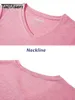 Women's T Shirts TACVASEN 3 Pieces Summer V Neck T-shirts Womens Casual Short Sleeve Packs Lots Quick Dry Running Workout Gym Pulover
