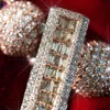 Dongsheng ювелирные изделия на заказ Sier хип-хоп диск круглый Vvs бриллиантовое ожерелье для мужчин кулон с муассанитом