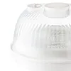 Servis Mikrovågsångare 2 Tier Högtemperaturbeständig container Hushåll Matlagning Köksredskap för Rice Home