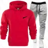 Designer Tracksuit Men hoodies berömda två stycken uppsättningar sport jogger vår höst män kvinnor pullover tröja och byxor sportdräkt fitness sportkläder