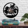 Wall Clocks Classic Cafe Racer Retro Record Clock For Home Coffee Shop Bar Club Motorcycle Shadow Silent Quartz