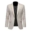 Costume de mode boutique 15 couleurs 6XL pour hommes, veste de mariage slim pour marié, bureau d'affaires décontracté, couleur unie 240125