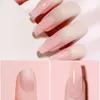 150 ml polyacrylgel voor verlenging Helder roze vinger Quick Builder Verlengingslijm Losweken Gel Nagellak Nagels Art manicure 240127