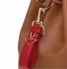 Triangle de luxe en cuir porte-clés en métal Prad porte-clés pendentif de sac de mode pour dame voiture porte-clés hommes marque charme porte-clés meilleurs cadeaux de bijoux de la Saint-Valentin