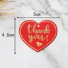 Labels Tags 100pcs Heart Shaped Thank You Tags Red White Black Paper Cards Labels Gift Bags Hang Tag Wedding Birthday Xmas Party Supplies Q240217