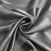 34 st Queen King Size Luxury Bed Sheet Set täcker Satin Black Sheets Pudowcase Flat Fond Double Bedclothes 240131