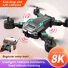 Drönare Luxury Drone Toy 8K 5G GPS Professional HD Aerial Photography Hinder Undvikande UAV Four-Rotor Helicopter RC Distance 5000m YQ240217