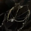 Haarspeldjes Fee Voor Hoofd Ketting Sieraden Hoofdband Bohemen Decor Vrouwen Voorhoofd Kwastje C DropShip