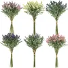 Decoratieve bloemen 1 bundel Simulatie Bloemboeket Bruid Hand Hortensia Nep Woondecoratie Bruiloft Schieten Ornamenten