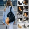 Keychains Faux Fur Fake Tail Pendant Cute Soft With Metal Clasp Key Ring Animal Handbag Decorative Cosplay