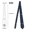Cravates d'arc Cravate pour hommes Cravates slim formelles Classiques pour hommes Motif d'espace mignon Mariage Gentleman étroit