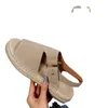 Сандалии, женские летние поступления, большие размеры 43, туфли с открытым носком, женские повседневные эспадрильи на плоской подошве, Zapatos Fiesta Mujer