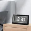 Relojes de mesa Flip Desk Clock Decoración Eléctrica Digital Pantalla grande Alarma automática para obras El Comedor Dormitorio