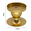 Candle Holders 4 Pieces Holder Pillar Tray 2.4inch Tall For Housewarming Gift