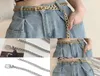 student Korean version simple jeans hip hop decoration accsori metal chain belt9743676