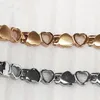 Bracelet magnétique en acier inoxydable, bijoux tendance, breloque pour hommes et femmes, soins de santé, thérapie, chaîne à main énergétique