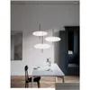 Hanglampen Nordic Moderne Lamp Vliegende Schotel Verlichting Kunst Eetkamer Studeerkamer Drop Levering Dhlp1