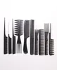 10pcsset Professional Hair Brush Comb Salon Barber Antistatic Hair Combs Hairbrush Frisör Combs Hair Care Styling Tools4882524