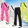Skiing Pants Breathable Ski Warm Overalls Brand Outdoor Women Waterproof Snowboarding Windproof Snow Winter Sports Thicken