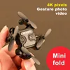 Drones Nieuwe V2 Mini Drone 4K 1080P Camera HD WiFi FPV Luchtdruk Hoogte Houden Opvouwbaar Professionele Quadcopter RC Kinderen Speelgoed Cadeau YQ240217