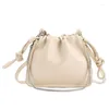 Waist Bags Trendy Cloud Summer Large Capacity Casual 2024 Pleated Hand Holding Crossbody Chain Shoulder Underarm Bucket Bag