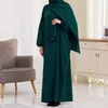 Casual Kleider Abaya Frauen Türkei Islam Arabischen Hijab Kleid Muslim Für Robe Femme Musulmane Kaftan Ramadan