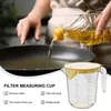 Herramientas de medición Tazas de cocina Taza de jarra de plástico con punta de 100 ML |Jarra de líquido de gran capacidad con tapa