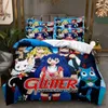 Juegos de ropa de cama Juego de cama Hot Fairy Tail con estampado 3D de Anime, colcha suave individual, doble, Queen, tamaño completo, funda nórdica, ropa de cama para adolescentes, niños y hombres