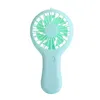 Party Favor Handheld Liten Fan Cooler Portable USB Laddning Mini Silent Desk sovsal Office Student Drop Delivery Home Garden Festiv Dhohs