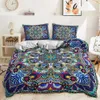 Beddengoedsets Kingsize beddengoedsets Boheemse dekbedovertrekset met hoes Boho Bedset 200x200