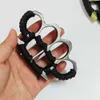 Självförsvar Fist Buckle Martial Arts Prop Cross Pioneer Binding Rope Four Fingers Tiger Finger Ring Survival Equity Erx5