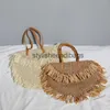 TOTEES TASSEL STRAWS SLADOL BAGE WOMEN DESING HANDBAG BOHEMIAN ROUND WOVEN大容量大容量トートサマービーチ旅行買い物客PurseH24217