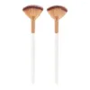 Makeup Brushes 2st Brush Fan Form Strong Grasping Power Bekväm utsökta säkert skönhetstillbehör Ekovänliga Masque Highlighter Nos