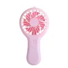 Party Favor Handheld Liten Fan Cooler Portable USB Laddning Mini Silent Desk sovsal Office Student Drop Delivery Home Garden Festiv Dhohs