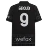 4XL 23/24 네 번째 Giroud 축구 유니폼 AC 고딕 고딕 양식지 요;