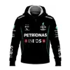 Herrtröjor tröjor herrar racing team 3D tryckt huva tröja andningsjacka F12023 T240217