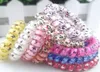 Random Color Leopard Star Dot Hair Rings Telephone Wire Elastics Bobbles Hair Tie Bands Kids Adult Hair Accessories Can use as Bra3046792