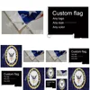 Banner Flags Blue Us Navy Crest Seal Emblem Flag 3Ft X 5Ft Polyester Banner Flying 150 90Cm Custom Outdoor Af394209110 Drop Delivery H Dhtlc