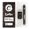 Аккумулятор Cookies Slim Twist VV 900 мАч Предварительный нагрев снизу Регулируемое напряжение для 510 тележек Картриджи с восковым концентратом Ручки с верхним зарядным устройством USB